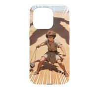 Carcasa para iPhone 15 Pro Biblia Cristiana de Anime japonés épica - David & Batalla de Goliat