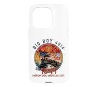 Carcasa para iPhone 15 Pro Big Boy 4014 Locomotora de Vapor Vintage Americano