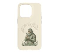 Carcasa para iPhone 15 Pro Big-Foot Soplando Diente de León Deseos Vintage Naturaleza Amante 1