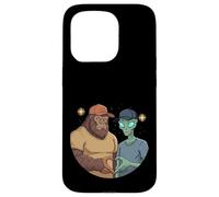 Carcasa para iPhone 15 Pro Bigfoot Sasquatch Alien Love Mano Signo Cryptid
