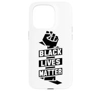 Carcasa para iPhone 15 Pro Black Lives Matter Negro Historia Mes Anti Racismo