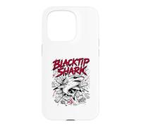 Carcasa para iPhone 15 Pro Blacktip Shark Hello Sharky Atacando Océano