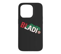 Carcasa para iPhone 15 Pro Bladi Marruecos Atlas Montañas Gráfico Moderno