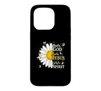 Carcasa para iPhone 15 Pro Blessed by God Loved by Jesus Led by Spirit Faith