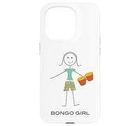 Carcasa para iPhone 15 Pro Bongo Divertido para Mujer, Regalos para Chicas músicas