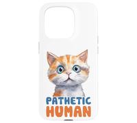 Carcasa para iPhone 15 Pro Bonito gráfico Humano patético de Gato