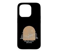 Carcasa para iPhone 15 Pro Bookworm Read The Book Boho Arch Line Art Illustration