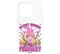Carcasa para iPhone 15 Pro Born In February Birthday GNOME For Women Funny Princess