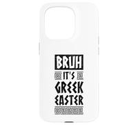 Carcasa para iPhone 15 Pro Bruh It Is Gr aster Ortodoxa Pascua Bandera de Grecia Griega