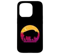 Carcasa para iPhone 15 Pro Buffalo Bison American Buffalo Black Moon Stars Gift