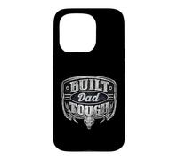 Carcasa para iPhone 15 Pro Built Dad Tough American Funny 4th of July
