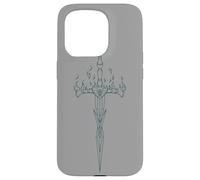 Carcasa para iPhone 15 Pro Burning Sword in Flame EMO E-Girl Boy Alt Y2K Trad Mall gótico