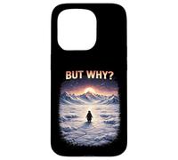 Carcasa para iPhone 15 Pro But Why Funny Nihilist Penguin Existential Dread Nihilist
