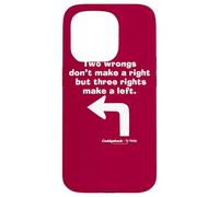 Carcasa para iPhone 15 Pro Caddyshack Two Wrongs Don't Make a Right