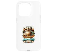Carcasa para iPhone 15 Pro Café Antes de los Humanos Diseño gráfico Divertido
