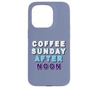 Carcasa para iPhone 15 Pro Café Sunday Afternoon café Domingo por la Tarde y Pastel