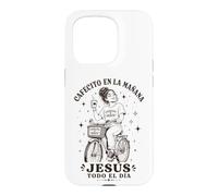 Carcasa para iPhone 15 Pro Cafecito en la Mañana Jesús Todo el Día Cristiana
