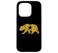 Carcasa para iPhone 15 Pro California Golden State Bear - Gráfico Envejecido