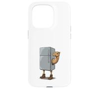 Carcasa para iPhone 15 Pro Camello Gracioso Nevera Botas Humor Absurdo