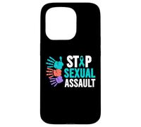 Carcasa para iPhone 15 Pro Camisa de Conciencia de Asalto Sexual: Detener el Asalto Sexual