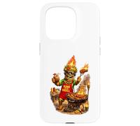 Carcasa para iPhone 15 Pro Camisa Tiki Man King of The Grill - Funny Island BBQ Tiki Art