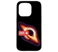 Carcasa para iPhone 15 Pro Camiseta Black Holes Exit Space and Science Graphic Fun Teen