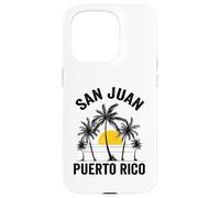 Carcasa para iPhone 15 Pro Camiseta de Recuerdo de Playa de San Juan Puerto Rico 2025 Vacaciones