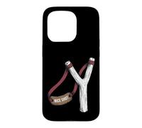 Carcasa para iPhone 15 Pro Camiseta Retro Slingshot Target Practice, Divertida, Juguete para Exteriores