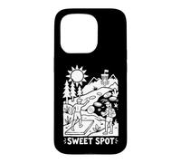 Carcasa para iPhone 15 Pro Canasta con Hoyos Sweet Spot Mountain Fairway para Jugadores de Disc Golf