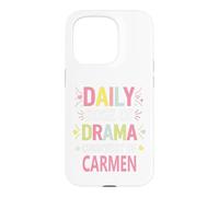 Carcasa para iPhone 15 Pro Carmen Personalized Name Funny Cute Custom Carmen Name