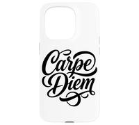Carcasa para iPhone 15 Pro Carpe Diem aprovecha el día Idioma Latino