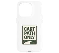 Carcasa para iPhone 15 Pro Cart Paths Only First Tees Jitters Public Golf Society Chistes