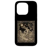 Carcasa para iPhone 15 Pro Carta del Tarot Djinn Celestial Genio Desierto Mito