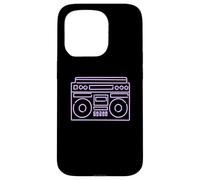 Carcasa para iPhone 15 Pro Cassette Audio Tape 80s Retro Music Old Mix Pencil