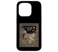 Carcasa para iPhone 15 Pro Celestial Capibara Tarot Carta Zodiaco Oculto