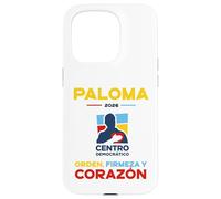 Carcasa para iPhone 15 Pro Centro Democrático Paloma 2026 Orden Firmeza y Corazón