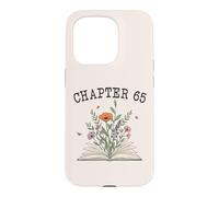 Carcasa para iPhone 15 Pro Chapter 65 - Book Lovers & Readers 65th Birthday Wildflowers
