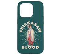 Carcasa para iPhone 15 Pro Chickasaw Blood Man Sunburst Orgulloso Diadema Nativo Americano