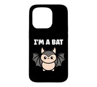 Carcasa para iPhone 15 Pro Child Animals Bats Cute Bird Minimalist Funny I'm a Bat