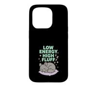 Carcasa para iPhone 15 Pro Chinchilla Funny Roedor Mascota Floofy Animal Kawaii Lindo Chill