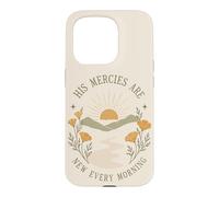 Carcasa para iPhone 15 Pro Christian Faith California Poppy Sus misericordias Son Nuevas