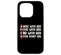Carcasa para iPhone 15 Pro Christian Tshirt for Kids Boys God Jesus Inspirational