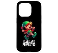 Carcasa para iPhone 15 Pro Christmas Xmas Elves Are People Too Funny North Pole Design
