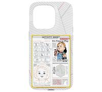 Carcasa para iPhone 15 Pro Chucky Activity Sheet Horror Parody