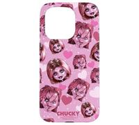 Carcasa para iPhone 15 Pro Chucky and Tiffany Hearts All-Over Print
