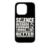 Carcasa para iPhone 15 Pro Científico Evidencia Hechos Ciencia Educación Humor