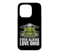 Carcasa para iPhone 15 Pro Círculo de Cosecha OVNI secuestro de Ohio