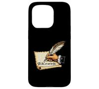 Carcasa para iPhone 15 Pro Cita de Hamlet Famosa angustiada Drama de tragedia de Shakespeare