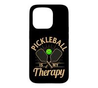 Carcasa para iPhone 15 Pro Cita Divertida de Pickleball Is My Therapy