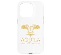 Carcasa para iPhone 15 Pro Cita Romana Antigua de Aquila - El águila no atrapa Moscas